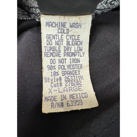 Vintage 90s Y2K Black Velvet Maxi XL Skirt Spooky Halloween Witchy WhimsyGoth - Picture 5 of 9